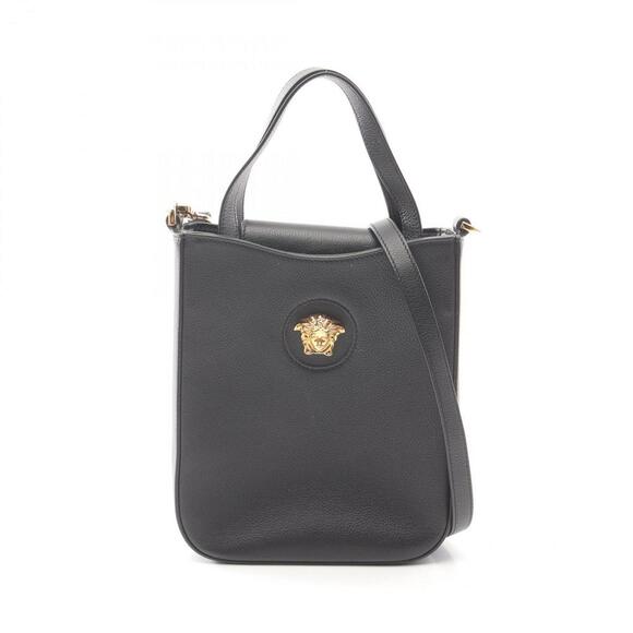 VERSACE Black Leather Bag - Picture 1 of 6